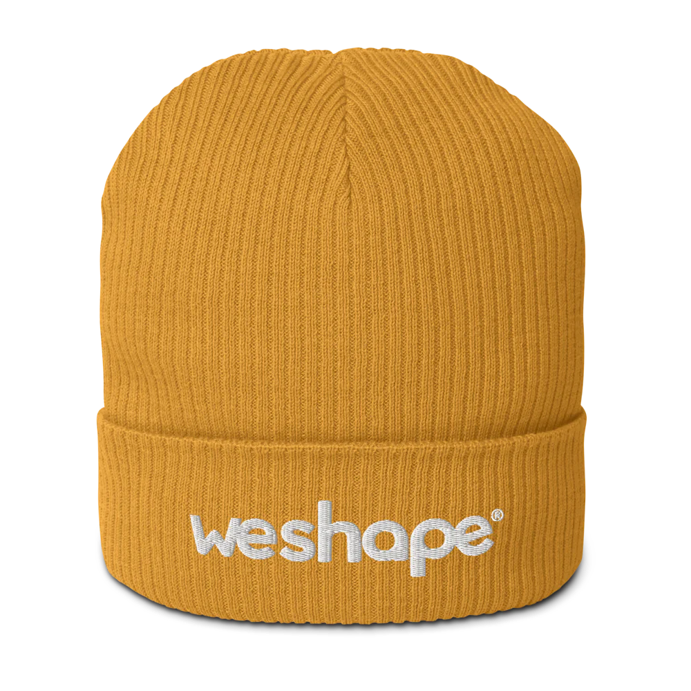 WeShape Organic Ribbed Beanie | Atlantis
