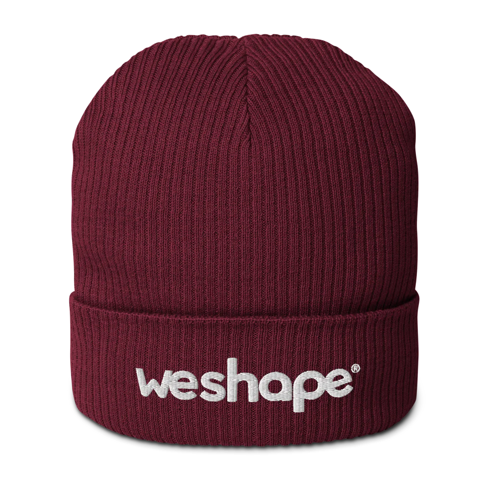 WeShape Organic Ribbed Beanie | Atlantis
