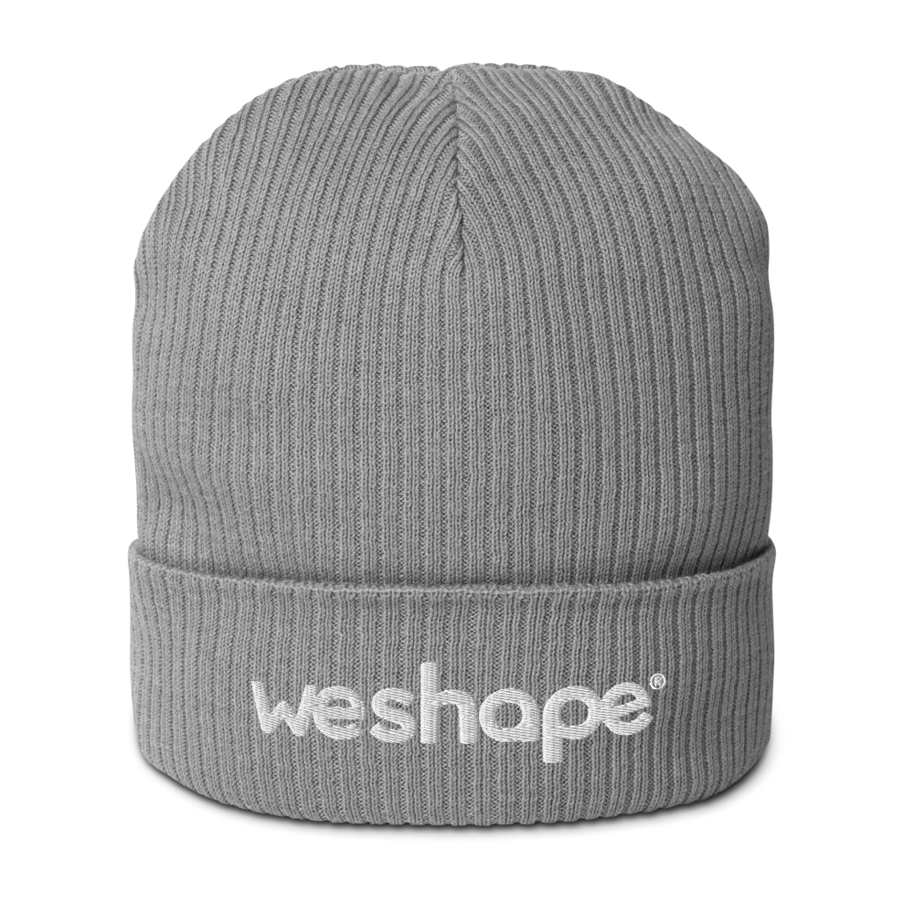 WeShape Organic Ribbed Beanie | Atlantis
