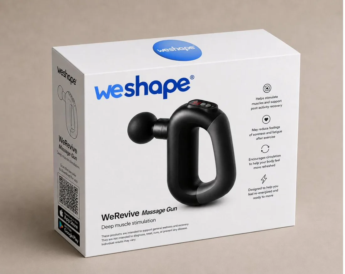 WeRevive in official WeShape packaging