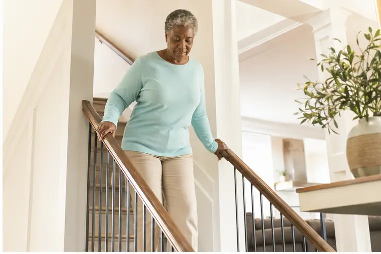 Woman finding floor exercises unrealistic