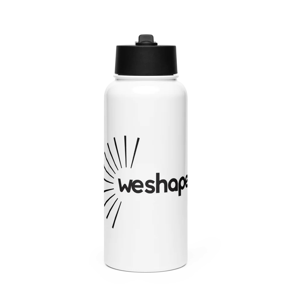 Stainless Steel Water Bottle with a Straw Lid