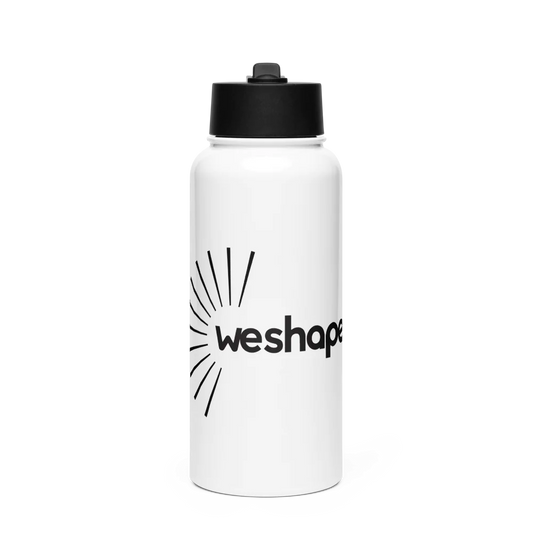 Stainless Steel Water Bottle with a Straw Lid
